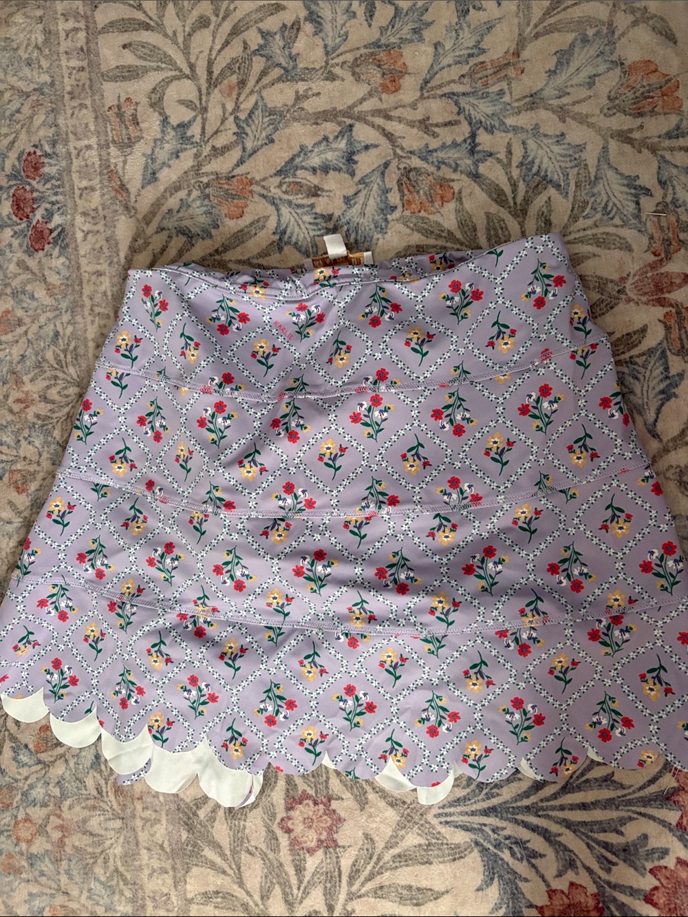 Floral tennis skirt